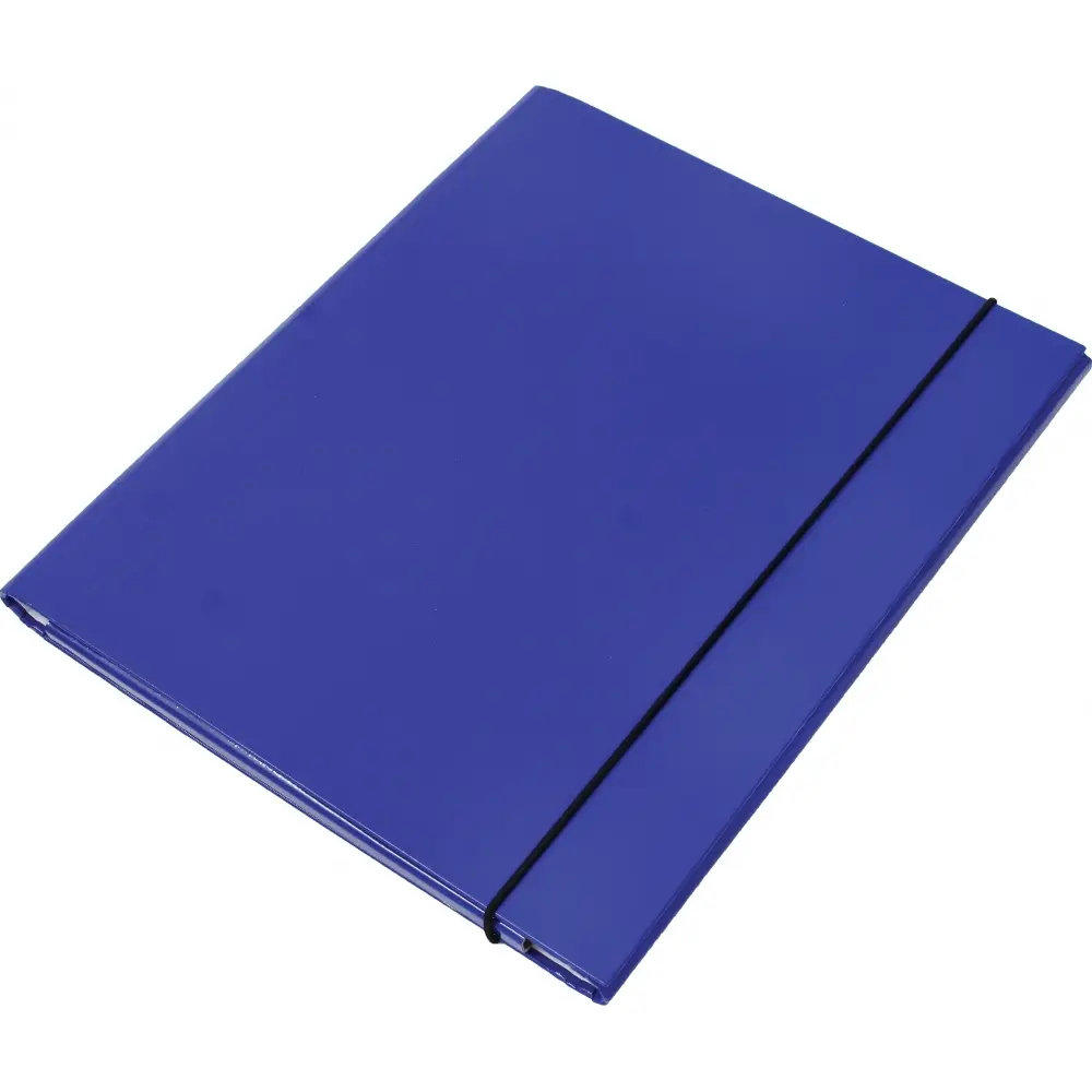 Preklopna mapa z elastiko Optima, modra