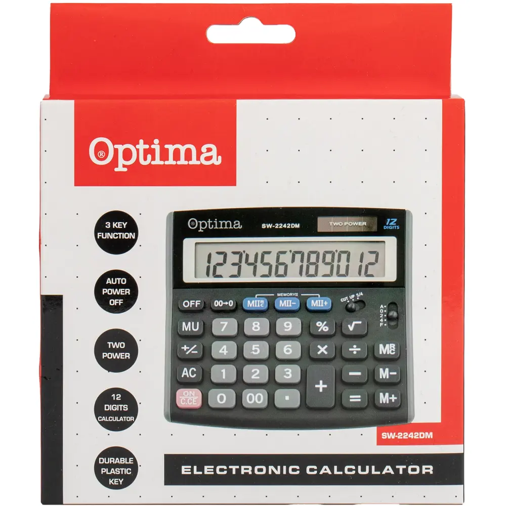 Kalkulator Optima SW-2242DMA