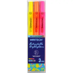 Marker svinčnik fluo Writech 3/1 set