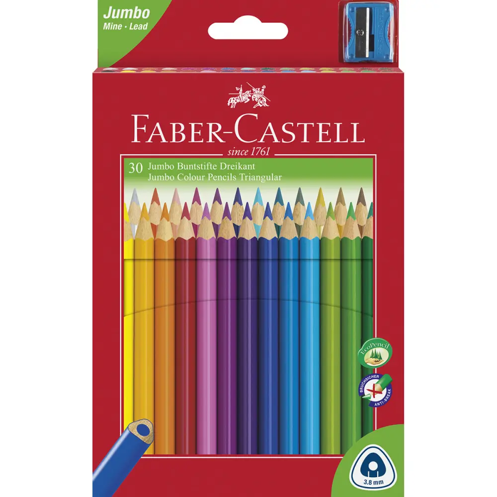 Barvice Faber-Castell Trikotne Jumbo30/1