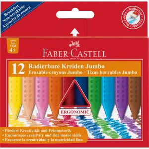 Voščenke FABER-CASTELL grip jumbo 12/1