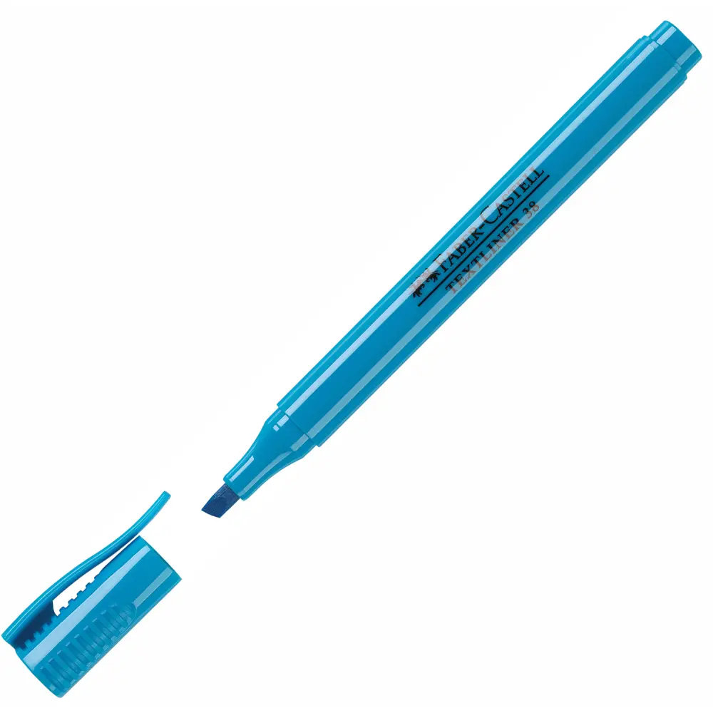 Faber-Castell blue slim marker