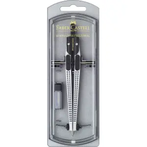 Šestilo FABER-CASTELL grip siv