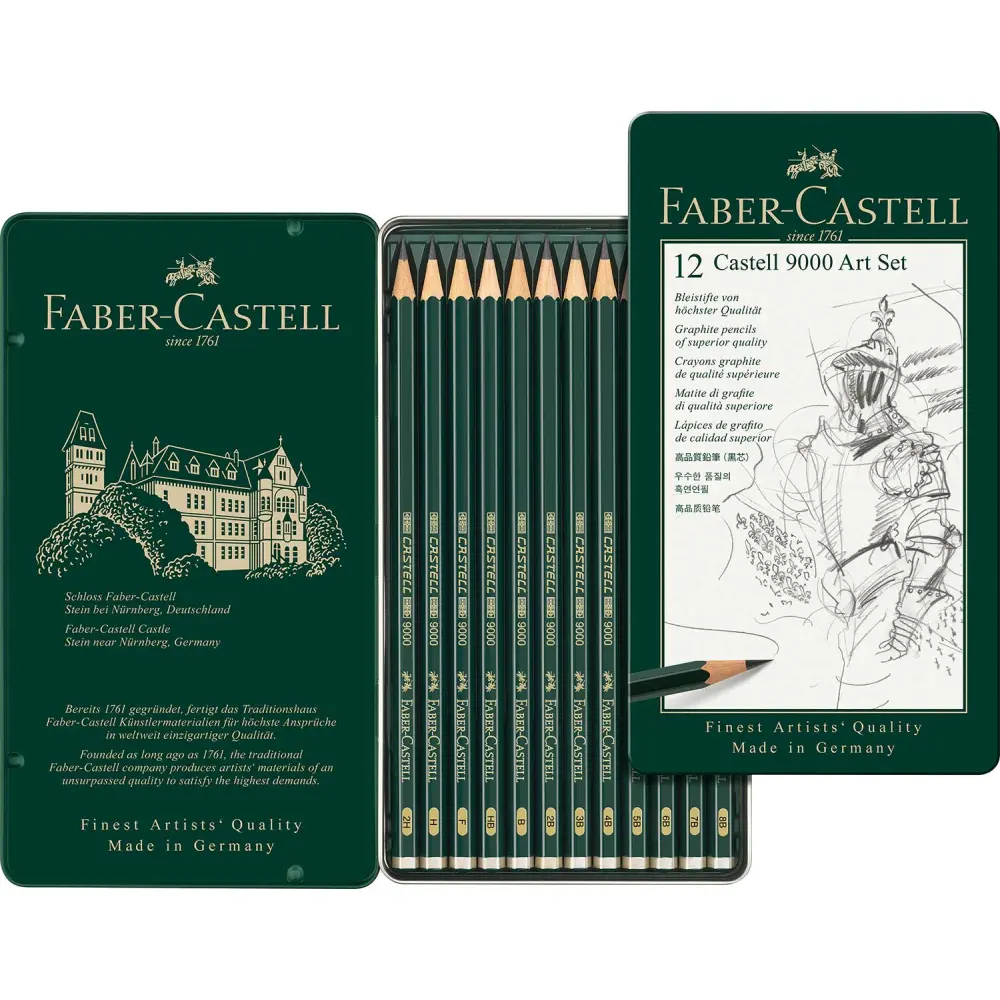 Grafitni sv. Faber-Castell 9000 Art Set