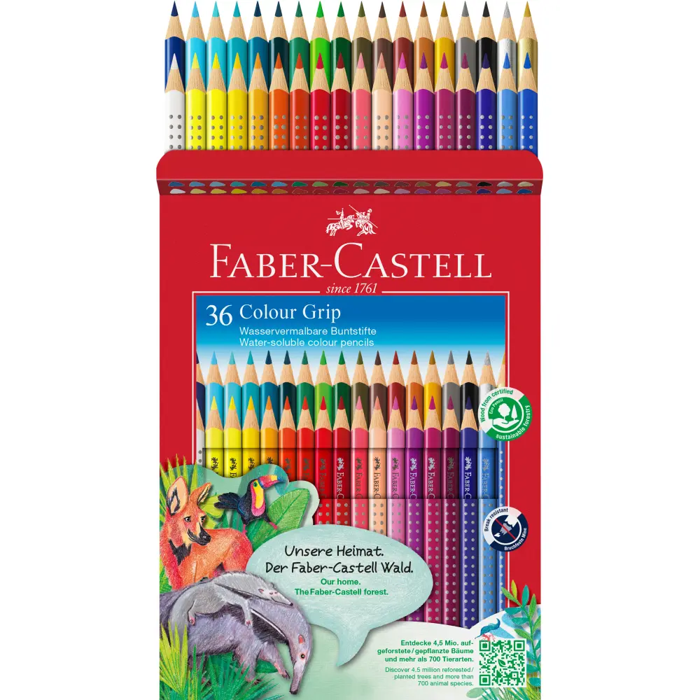 Barvice FABER-CASTELL, grip 36/1