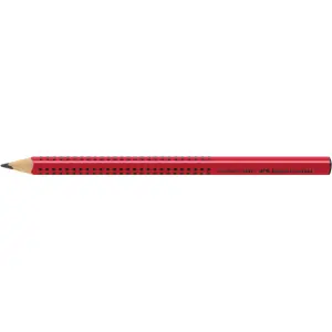 Svinčnik FABER-CASTELL, grip jumbo rdeč