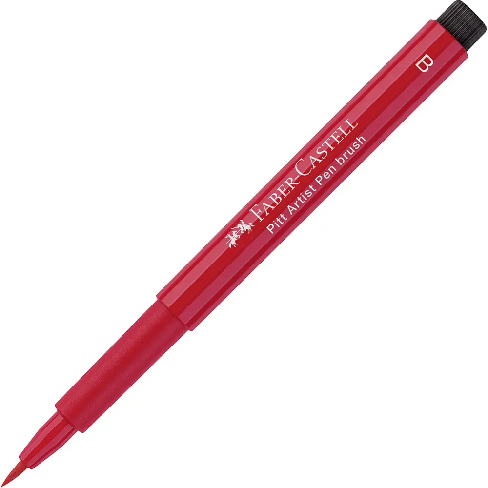 Flomaster Faber-Castell Pitt B 121 rdeča