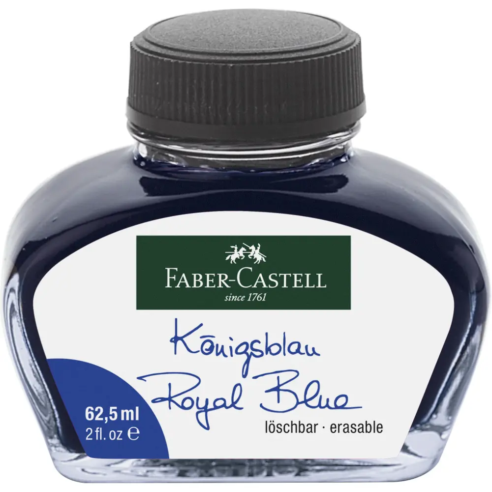 Črnilo Faber-Castell Royal Modra 62,5 ml
