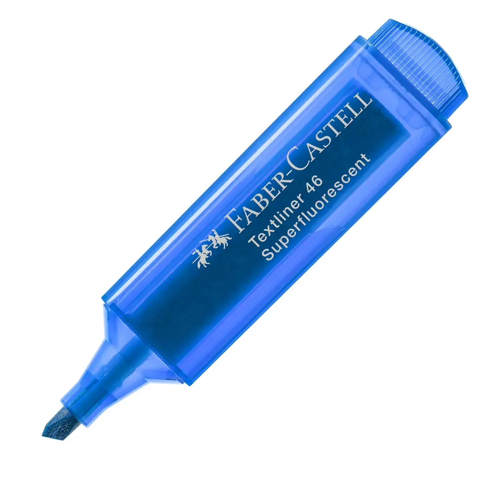 Marker Fluo Faber-Castell 1546 modra