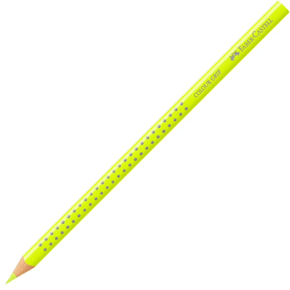 Barvica FABER-CASTELL, grip neon yellow