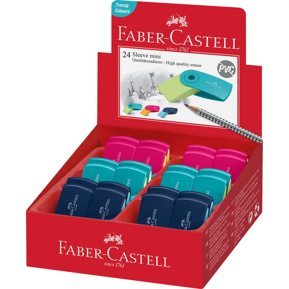 Radirka FABER-CASTELL, sleeve mini trend