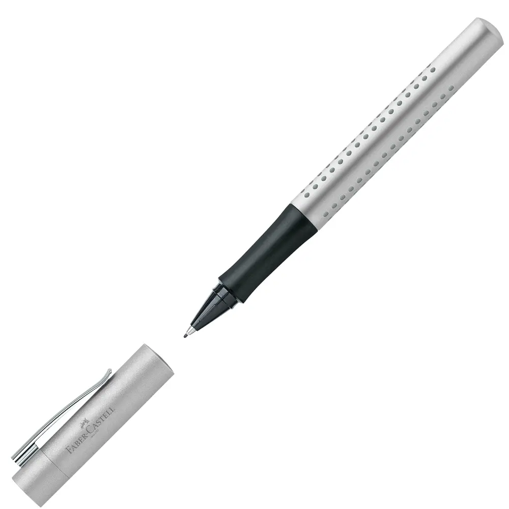 Finewriter FABER -CASTELL grip srebrn