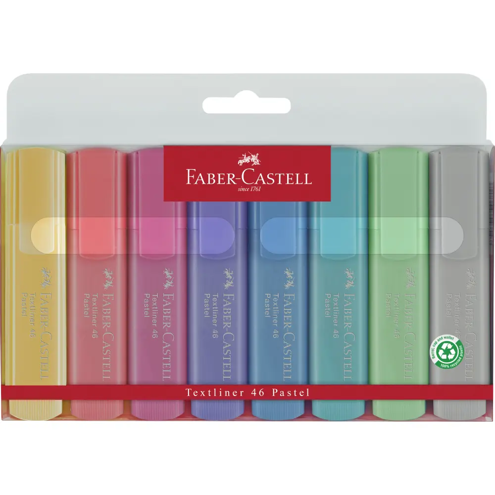 Marker FABER-CASTELL pastel 6/1 + 2