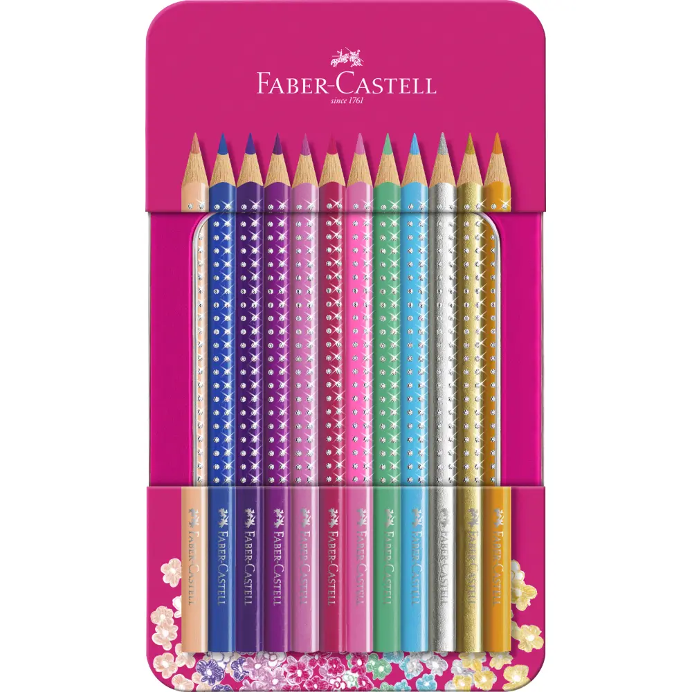 Barvice FABER-CASTELL, sparkle 12/1 