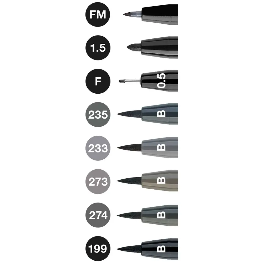 Flomastri Faber-Castell Pitt 