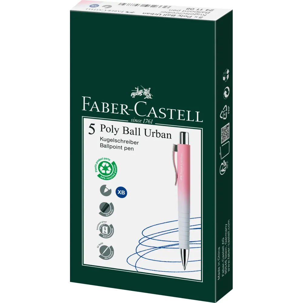 Kemični svinčnik faber-castell  poly bal