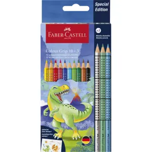 BARVICE FABER-CASTELL GRIP DINO 10+3