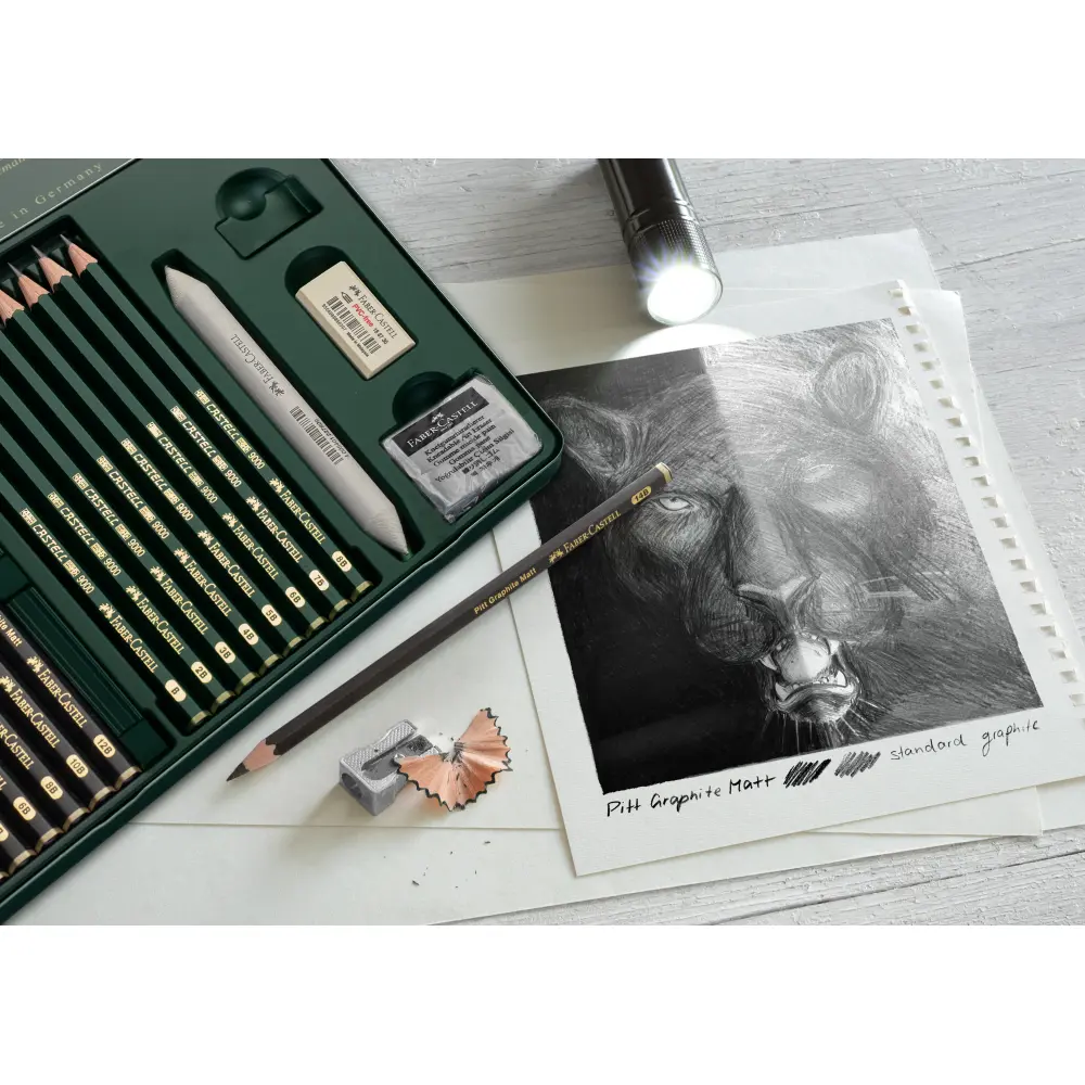 SET FC CASTELL9000&PITT GRAPH.MATT 20/1