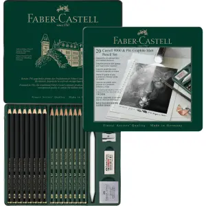 SET FC CASTELL9000&PITT GRAPH.MATT 20/1