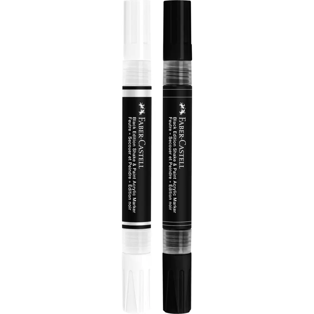 MARKER FC ACRYL BLACK&WHITE 2/1 BC