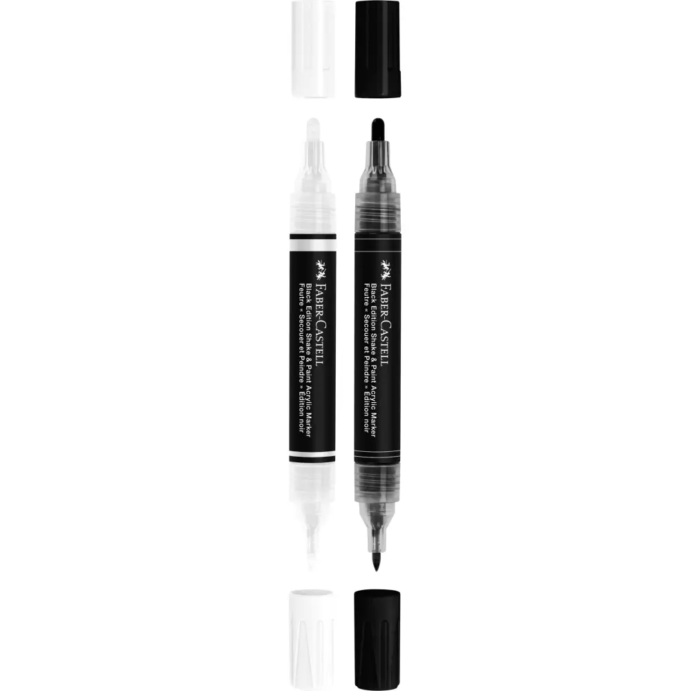 MARKER FC ACRYL BLACK&WHITE 2/1 BC