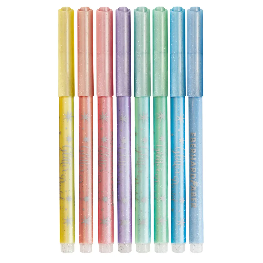 FLOMASTRI EFA GLITER PASTEL 8/1