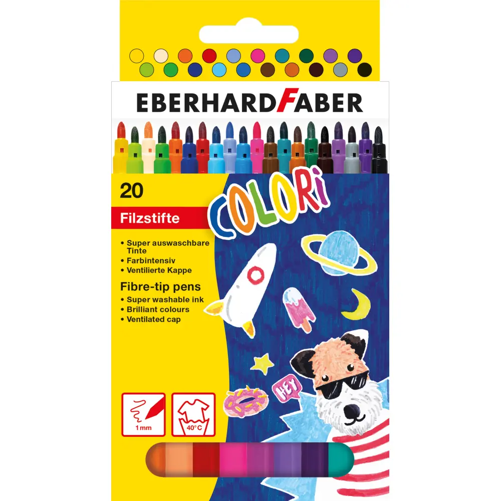 FLOMASTRI EFA COLORI 20/1