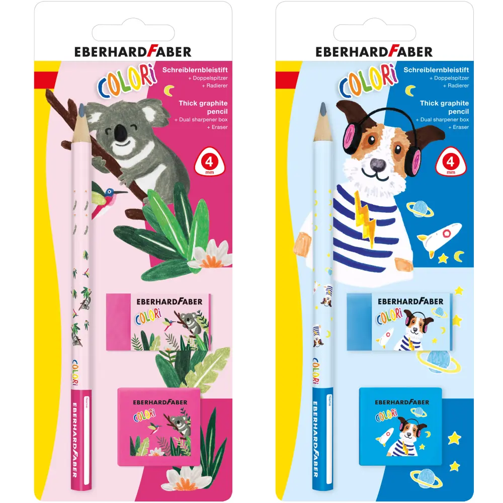 SET EFA SVINČNIK GRAF.+ŠILČEK+RADIRKA