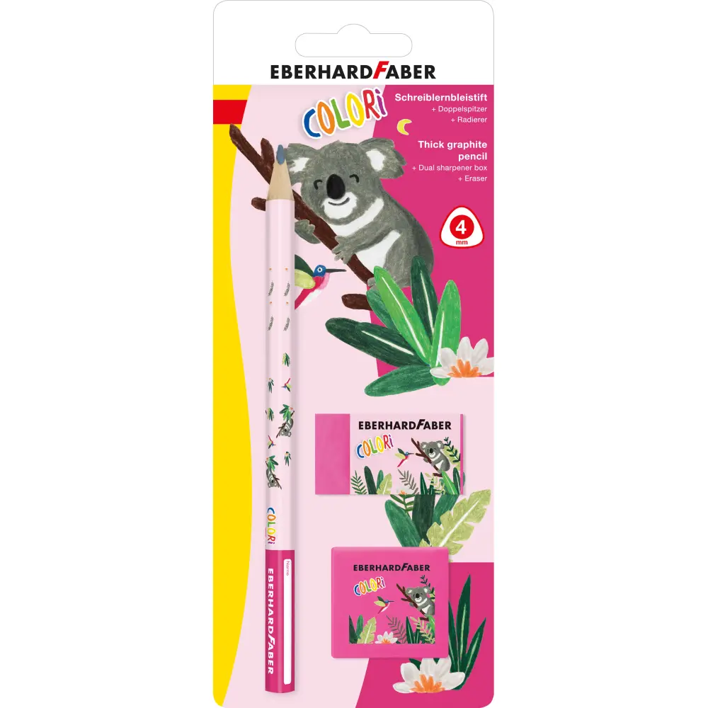 SET EFA SVINČNIK GRAF.+ŠILČEK+RADIRKA