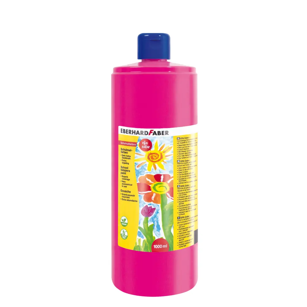 BARV.TEMPERA EFA Color 1000ml PINK CARMI