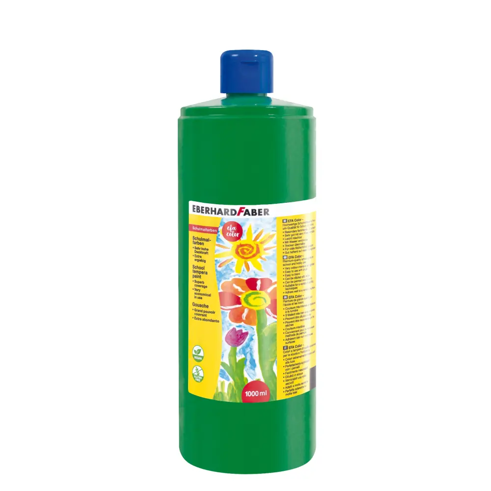 BARV.TEMPERA EFA Color 1000ml P.GREEN