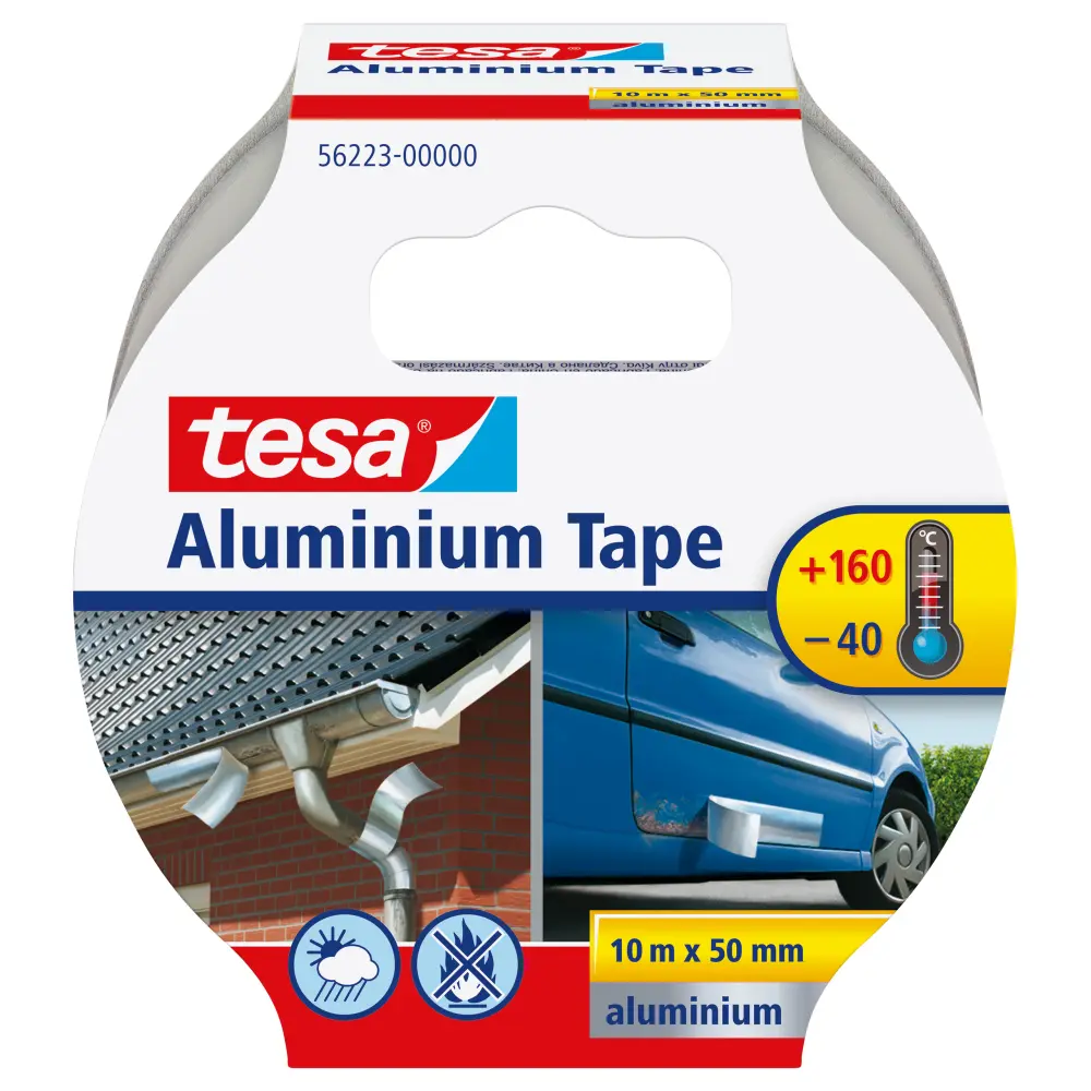 TRAK ALUMINIJASTI TESA 50MMX10M, SREBRN