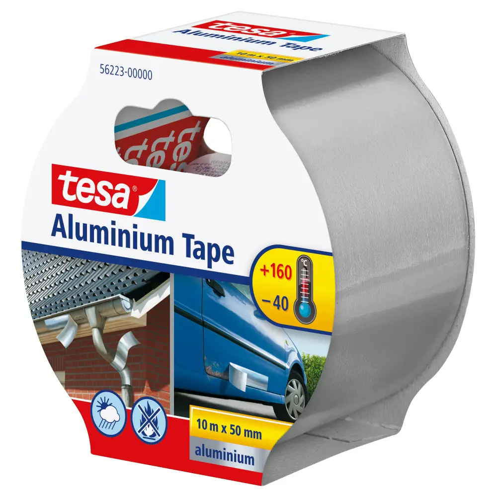 TRAK ALUMINIJASTI TESA 50MMX10M, SREBRN