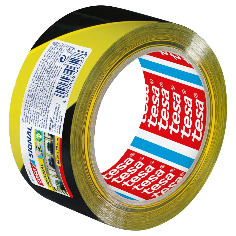 TRAK LEPIL. OPOZOR. TESA 50MMX66M, ČR/RU