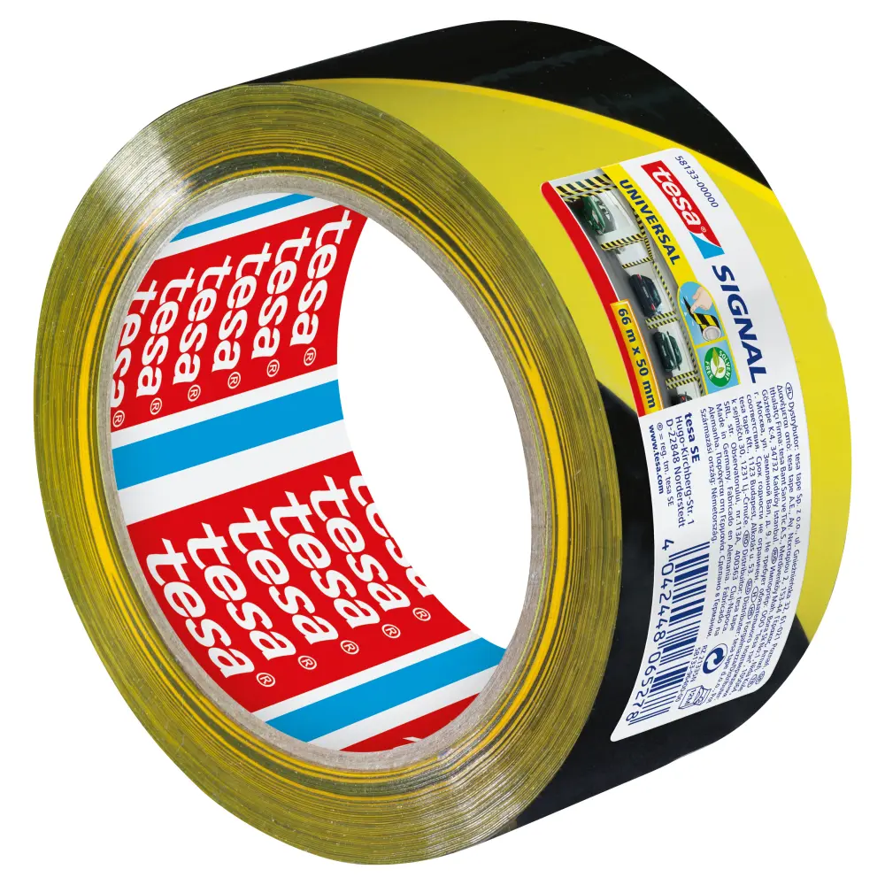 TRAK LEPIL. OPOZOR. TESA 50MMX66M, ČR/RU