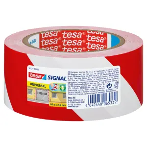 TRAK LEPIL. OPOZOR. TESA 50MMX66M, RD/BE