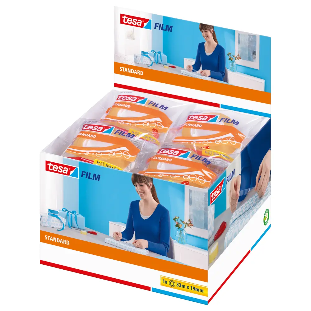 TRAK LEPILNI TESA 19MMX33M, PROZOREN