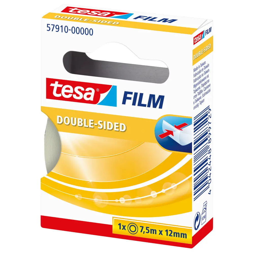 TRAK LEPIL. DVOSTR. TESA 12MMX7,5M PROZ.