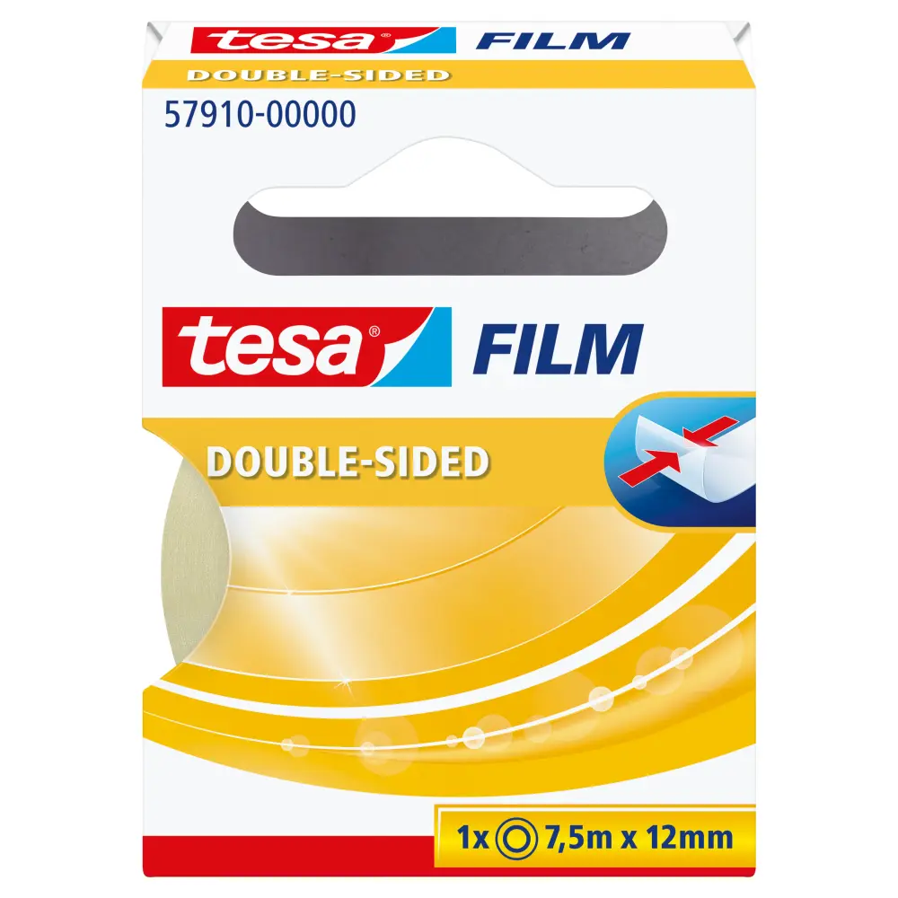 TRAK LEPIL. DVOSTR. TESA 12MMX7,5M PROZ.