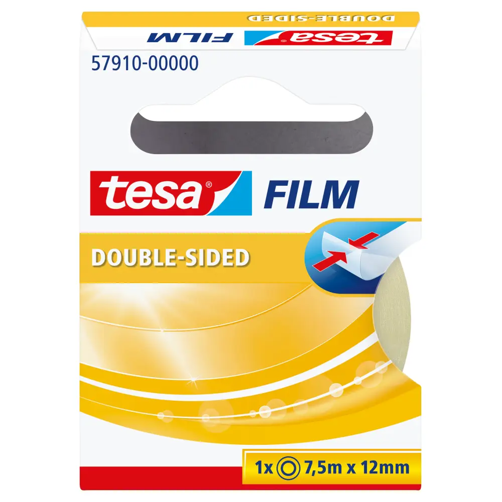 TRAK LEPIL. DVOSTR. TESA 12MMX7,5M PROZ.