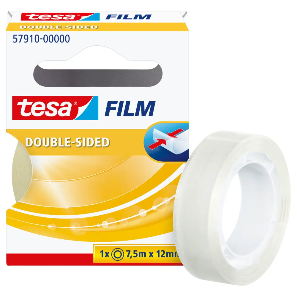 TRAK LEPIL. DVOSTR. TESA 12MMX7,5M PROZ.