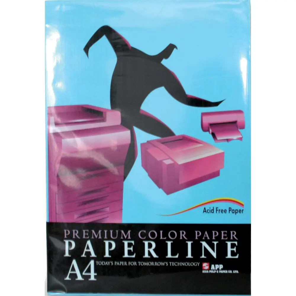 PAPIR BARV. PAPERLINE A4 500/1 TURQUIS