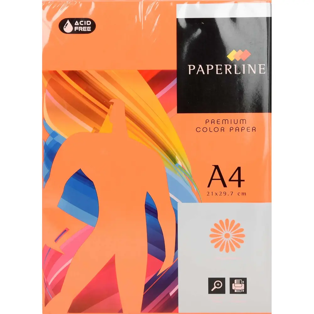 PAPIR BARV. PAPERLINE A4 500/1 SAFFRON