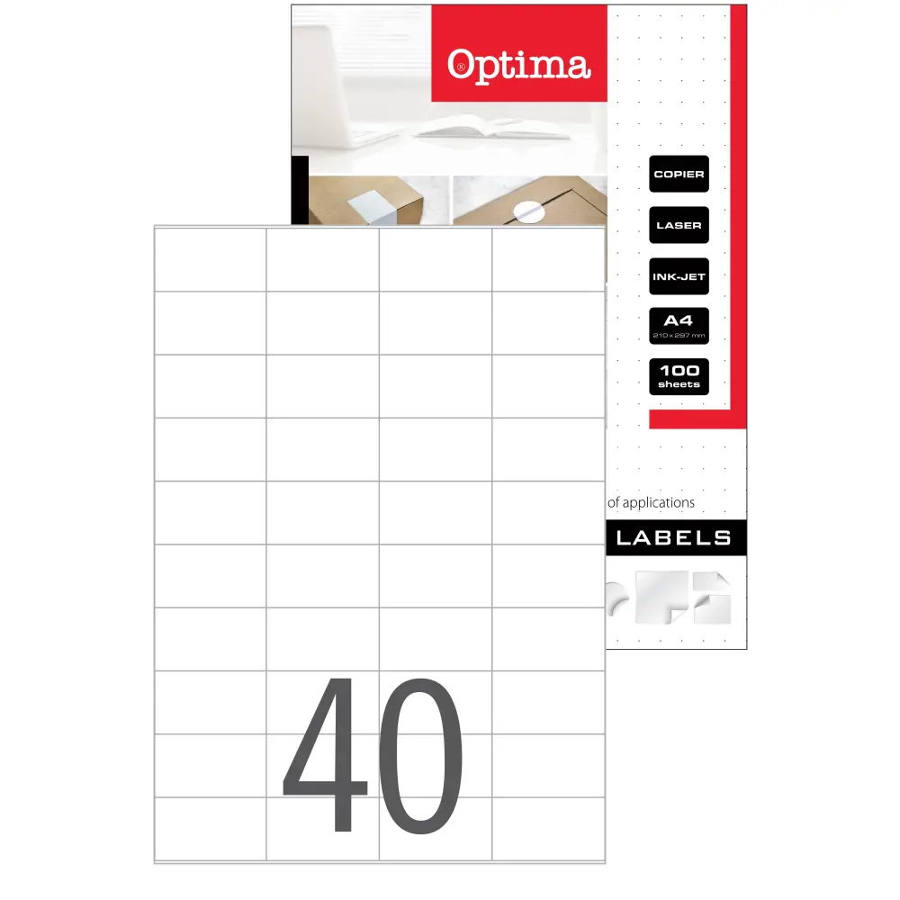 Etikete laser Optima 52,5 x 29,7mm