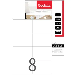 Etikete laser Optima 105 x 74mm