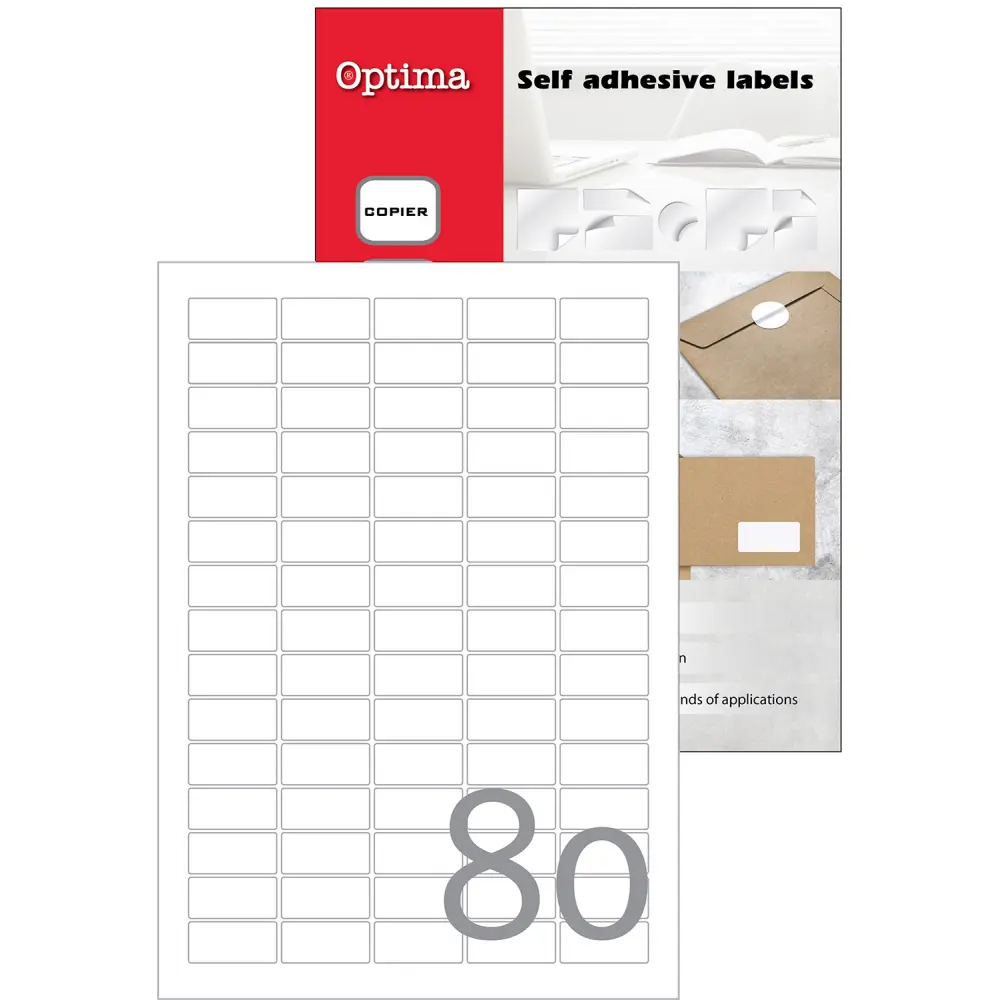 Etikete laser Optima 35,6 x 16,9mm