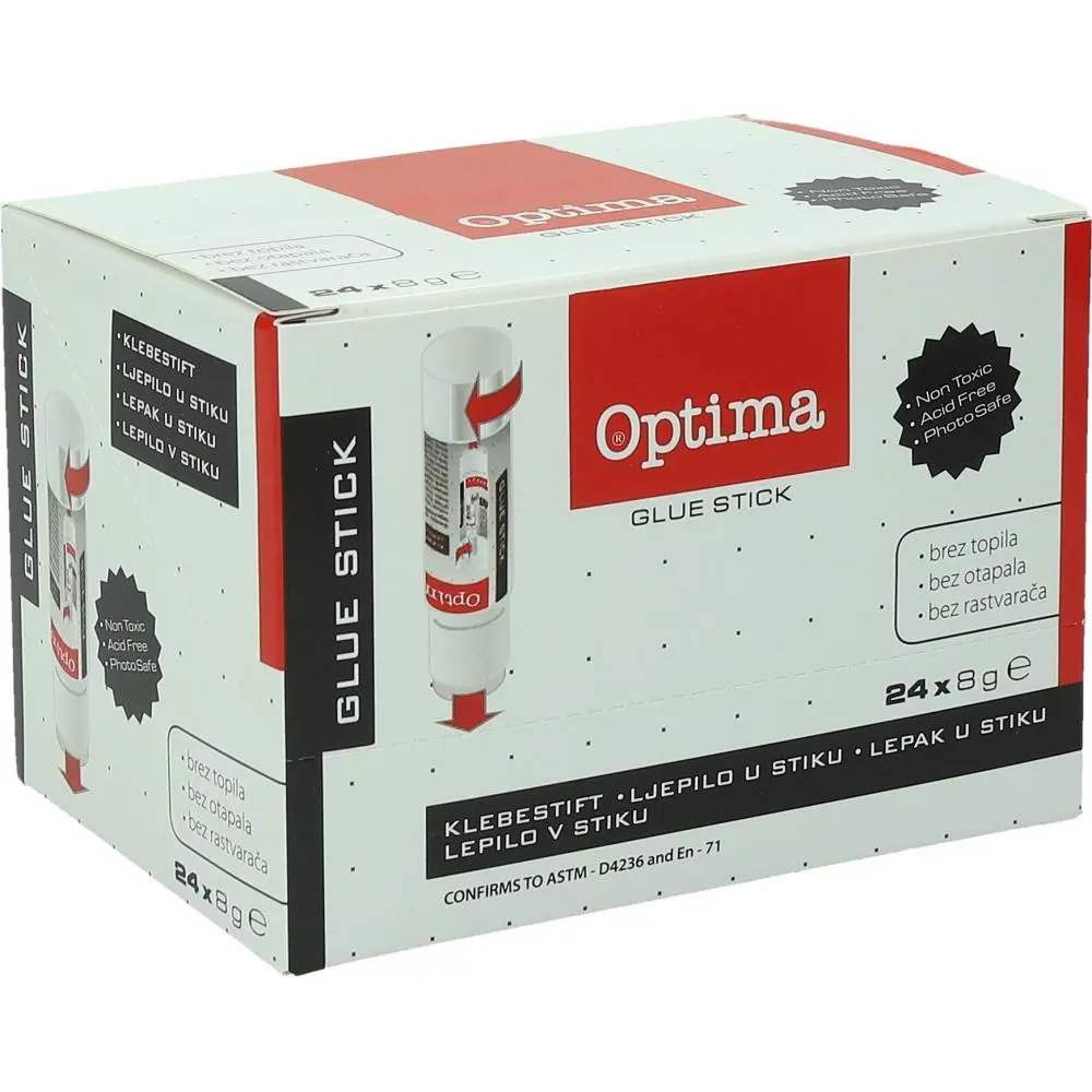 Lepilo v stiku OPTIMA, 8g