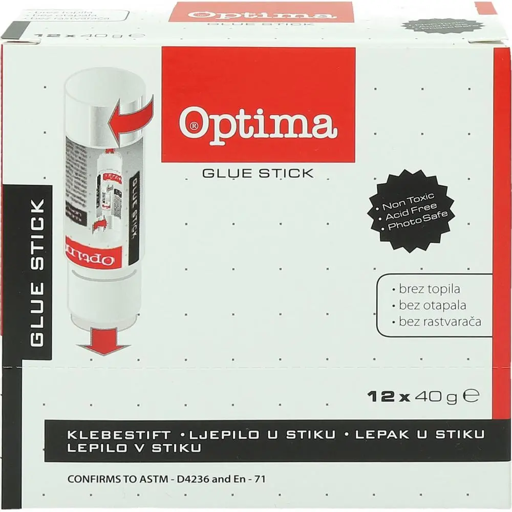 Lepilo v stiku OPTIMA, 40g
