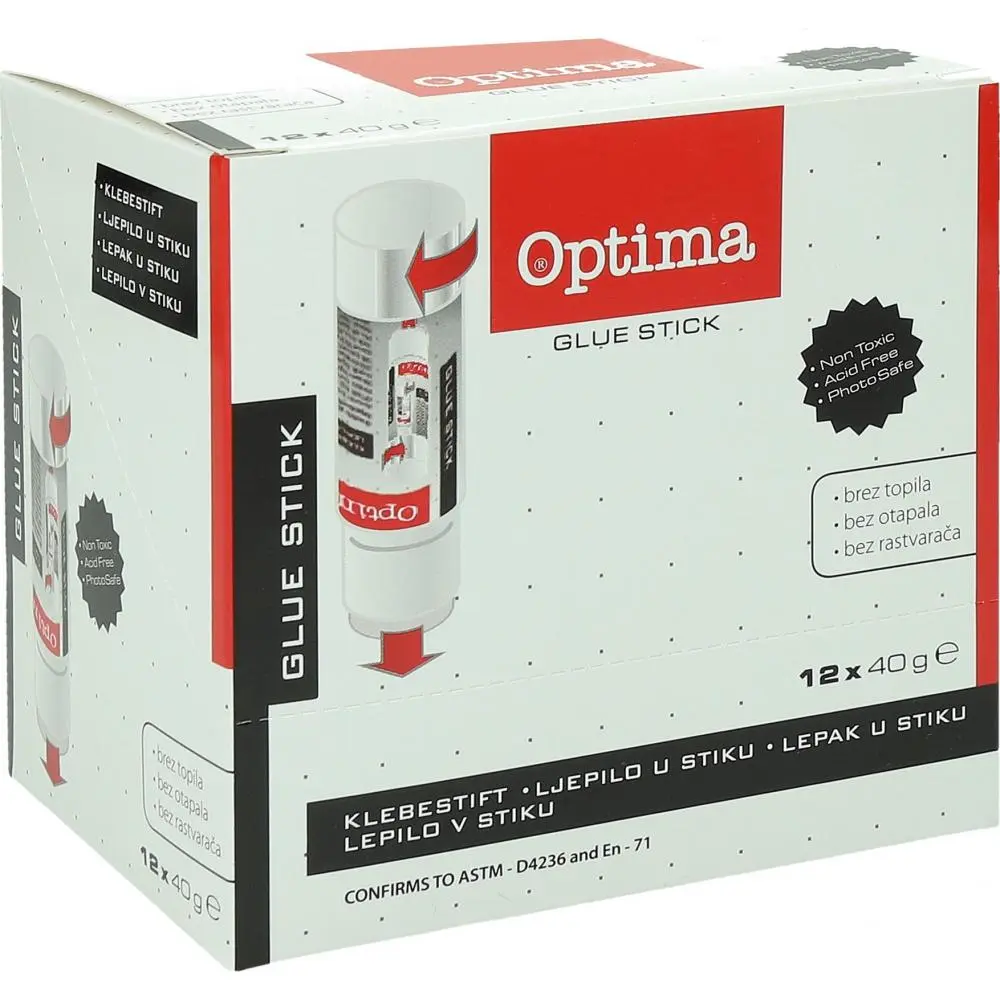 Lepilo v stiku OPTIMA, 40g
