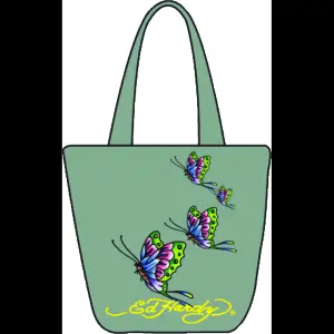 Nahrbtnik Ed Hardy Ness Butterflies